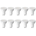 Lepro - GU10 LED Bulbs, Warm White 2700K, 4W, Pack of 10