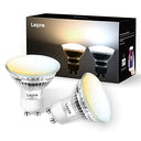 Lepro - GU10 Smart LED Light Bulbs, Dimmable, Tunable White, Pack of 2