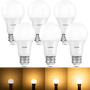 Lepro Pack of 6 Dimmable E27 LED Bulbs, 8.5W, Warm White, 806 Lumen