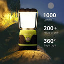 Lighting Ever - 1000lm Dimmable LED Camping Lantern, 4 Modes, Water Resistant