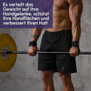 ListHen - Gym Wrist Straps for Weightlifting, Powerlifting & Bodybuilding