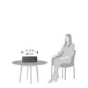 Logitech - K400 Plus Wireless Touch TV Keyboard With Touchpad, AZERTY Layout