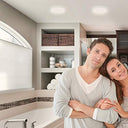 Lumare - Dimmable LED Ceiling Light 12W Extra Flat Round 800lm IP44