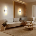 Lureshine - Pack of 2 Modern 12W Acrylic LED Wall Lights, Warm White 3000K