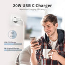 Lynban - USB C Power Supply 2-Pack Quick Charger for iPhone and iPad