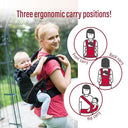 Manduca - XT Baby Carrier, Adjustable Seat, Organic Cotton Sling, Denim Black & Toffee