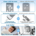 Melque - Electric Nasal Aspirator for Kids, 3 Suction Levels, USB Charging, Soothing Music