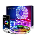Mexllex - RGB LED Strip Lights 5m with Remote Control and Music Sync