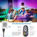 Mexllex - RGB LED Strip Lights 5m with Remote Control and Music Sync