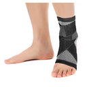Shop Mklhavb's 3D Weave Elastic Ankle Support Sleeve for optimal ankle protection. Durable nylon, compression fit, and available in gray. Keywords: ankle support, compression sleeve, durable nylon