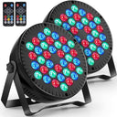 Shop Mosfiata RGB 36 LED Par Lights with sound activation, DMX control, and 7 modes. Perfect for parties, clubs, and events. Enhance your lighting experience!