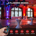 Mosfiata - RGB 36 LED Par Lights, Sound Activated, DMX Control, 7 Modes
