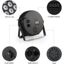 Mosfiata - RGB 36 LED Par Lights, Sound Activated, DMX Control, 7 Modes