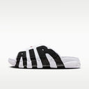 Nike Air Slides showcasing synthetic material, slide style, and air cushioning