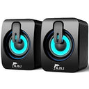 NJSJ - A2 2.0 Wired Desktop Speakers with USB Power and AUX-in for PC & Laptop