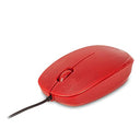 Ngs - Flame Red 1000dpi Optical Mouse, USB Wired, Ambidextrous Design, 3 Buttons
