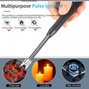 Oladwolf - Windproof Plasma Lighter, USB Rechargeable, Perfect for Candles & BBQ