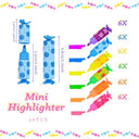 Omzsxk - Mini Highlighter Set for Kids, 36 Colorful Candy Markers, Perfect for Parties and School Projects