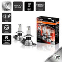 Osram - NIGHT BREAKER LED H4, 330% Brighter, 6000K Cool White, 1650 lm