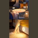 Ougeer - Upgraded Magnetic Night Light with Human Body Sensor & 3-Colour Dimming Pack of 2