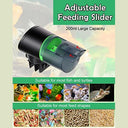 Petbank - Automatic Fish Feeder with Rechargeable Timer, USB Charger & Display Screen