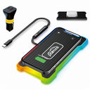 Polmxs Wireless Car Charger Pad - 15W RGB, Non-Slip Design
