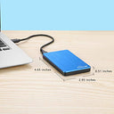 Portable External Hard Drive - 150GB, USB 3.0, Compact Design, Fast Transfer Speed