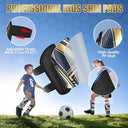 Prüfengel - Certified Shin Pads for Boys, Adjustable Straps, Skin-Friendly Velvet, Ages 2-18