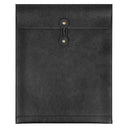 Qixin Black A4 PU Leather File Folder with String Tie Closure