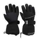 Qkurt Kids Skiing Gloves - Warm Windproof Mittens for Outdoor Fun
