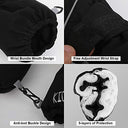 Qkurt - Kids Skiing Gloves, Warm Windproof Mittens for 4-14 Years, Cold Weather Protection