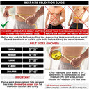 RDX - 4 Inch Leather Weightlifting Belt for Bodybuilding & Powerlifting Support