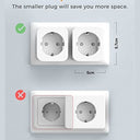 Refoss - Mini Smart Plug Type F, WiFi Control, Alexa & Google Home Compatible, 4-Pack