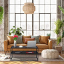 Relaxdays - Black Glass Coffee Table With 2 Shelves For Living Room