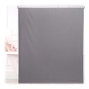 Relaxdays - Water-Repellent Grey Shower Blind, 140 x 240 cm, Rope Roller Design