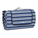 Relaxdays - XXL Picnic Blanket, 200x300 cm, Waterproof Thermal Insulation, Blue/White