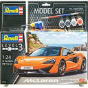 Revell - McLaren 570S Model Kit 1:25 for Beginners, Unpainted, 19.0 cm