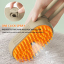 Rjdj - 3-in-1 Spritz Defur Comb for Cats & Dogs, Adjustable Water Brush
