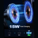 Rorhxia - 15W Qi2 MagSafe Car Mount Charger, Magnetic Holder, No Vent Blockage