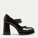 Leather Patent Platform Court Shoes Eu 37