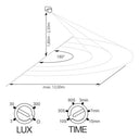Sebson - Outdoor PIR Motion Sensor IP44, 12m Range, Wall Mounted, LED Compatible