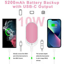 Skyaya - Rechargeable USB Hand Warmer, 5200mAh Power Bank, Portable & Reusable