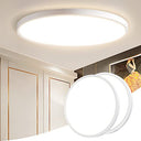 Set of 2 Slochi LED Ceiling Lights, 24W, 2025LM, 4000K Natural White