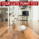 Solfej - Smart Interactive Cat Toy Ball, USB Rechargeable, 360° Rotation, LED Light