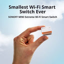 Sonoff - Mini R4 WiFi Smart Switch 2 Way with Timing Function and Remote Control