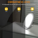 Soulcker - 10,000 Lux Light Therapy Lamp with 3 Brightness Levels & Timer