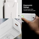 Spigen - 27W PD USB C Charger for Fast Charging, Compatible with iPhone & Galaxy