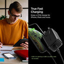 Spigen - 27W PD USB C Charger for Fast Charging, Compatible with iPhone & Galaxy