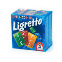 Spilbræt - Ligretto Blue Game for 4 Players, No Assembly Required, English Edition