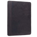 Stilord 'Julius' Vintage Leather Conference Folder for Tablets